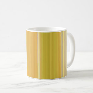 Caneca De Café Listras Amarelas Ensolaradas