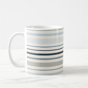 Caneca De Café Listras Azuis da Costa