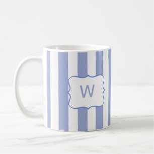 Caneca De Café Listras azuis francesas