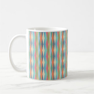 Caneca De Café Listras coloridas