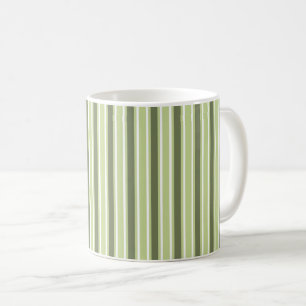 Caneca De Café Listras de azeite e doces brancos