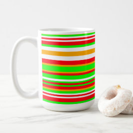 Caneca De Café Listras de Diversão nas Férias Durante Todo o Ano
