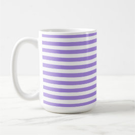 CANECA DE CAFÉ LISTRAS DE PÁSCOA ROXAS E BRANCAS
