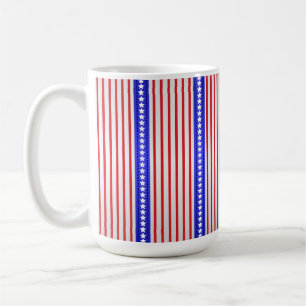 Caneca De Café Listras e Estrelas