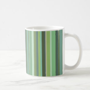 Caneca De Café Listras horizontais verde-oliva