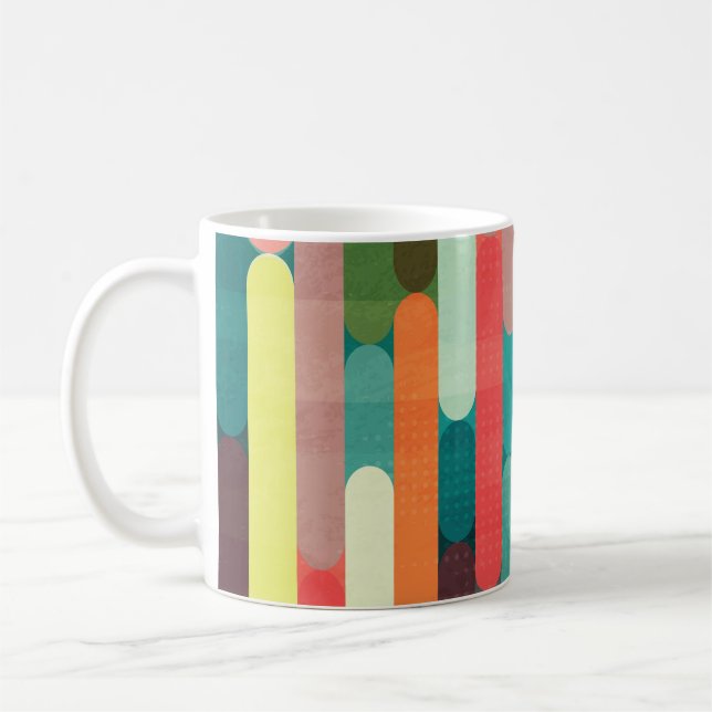 Caneca De Café Listras retrorreflectoras: desenhe um padrão sem s (Esquerda)