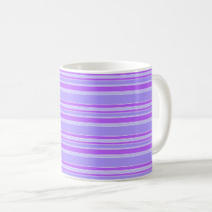Caneca De Café Listras violetas