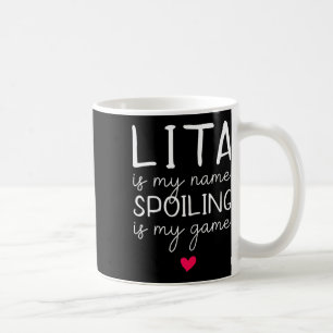Caneca De Café Lita É O Meu Nome A Estragar É O Meu Jogo Engraçad