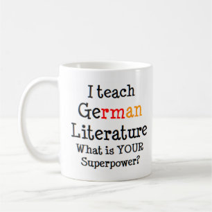 Caneca De Café literatura alemã de ensino