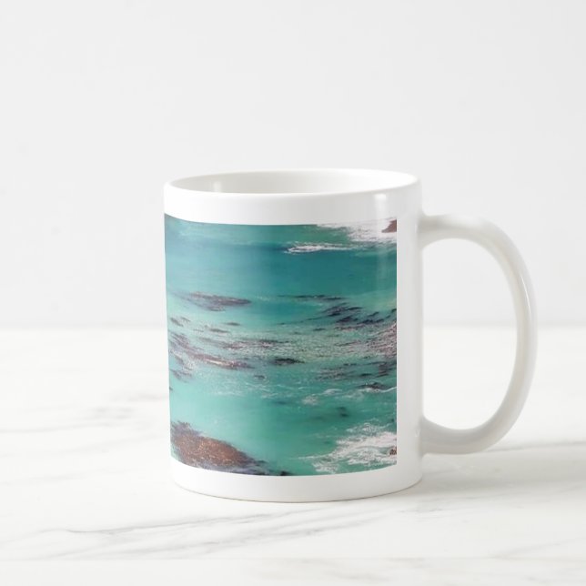 Caneca De Café Litorais grandes do oceano de Sur (Direita)