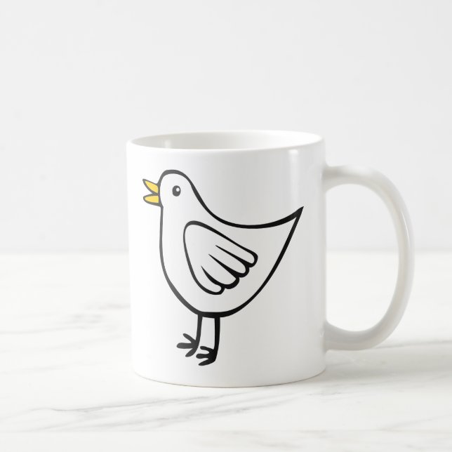 Caneca De Café Little Bird 03 (Direita)