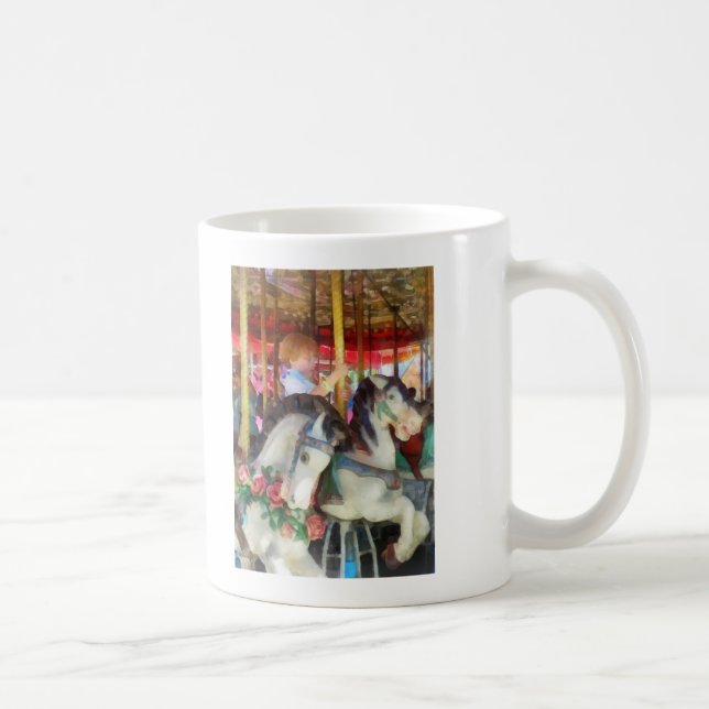 Caneca De Café Little Boy no Carrossel (Direita)