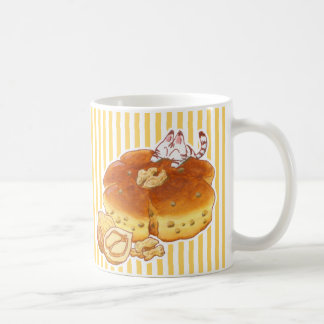 Caneca De Café Little Cat & Walnut bread