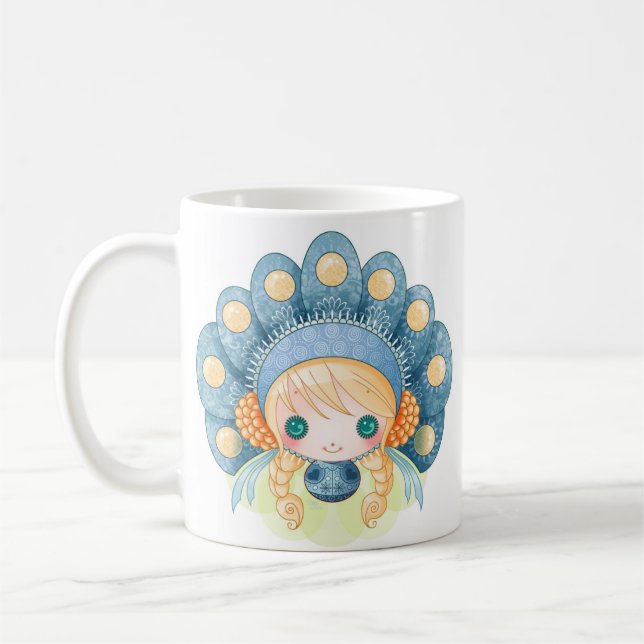 Caneca De Café Little Dollie Russian (Esquerda)