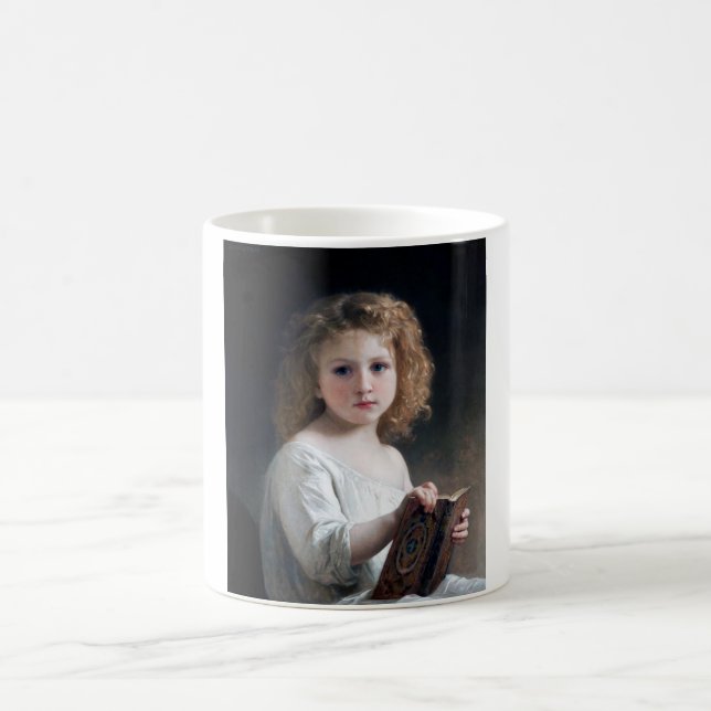 Caneca De Café Little Girl, Bouguereau (Centro)