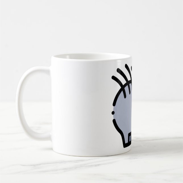 Caneca De Café Little Hedgehog (Esquerda)