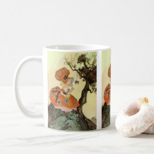 Caneca De Café Little Miss Muffet & Aranha, Antigo Mother Goose