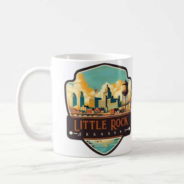 Caneca De Café Little Rock, Arkansas | Antigo (Esquerda)