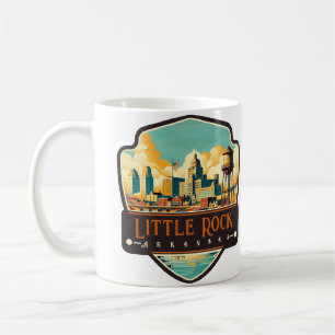Caneca De Café Little Rock, Arkansas Vintage