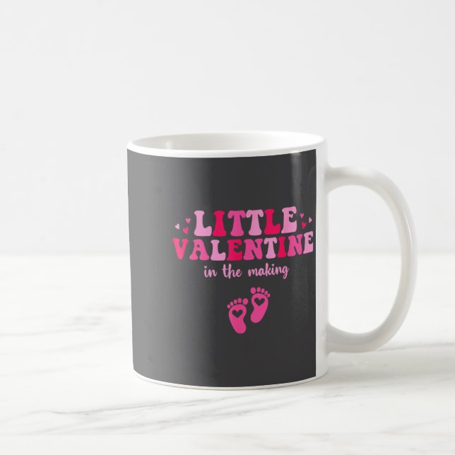 Caneca De Café Little Valentine In The Making Valentine's Day Pre (Direita)