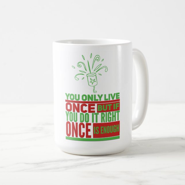 Caneca De Café Live Classic Mug (Frente Esquerda)