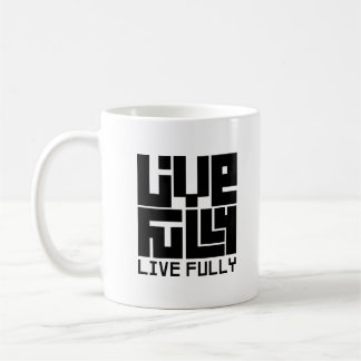 Caneca De Café Live fully