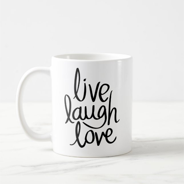 Caneca De Café Live Laugh Love Cup (Esquerda)