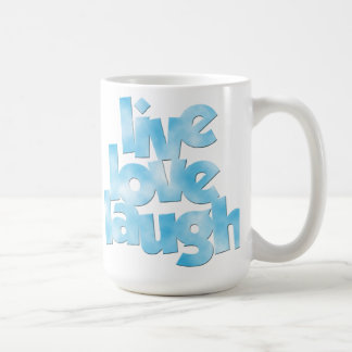 Caneca De Café Live Love Laugh Mug