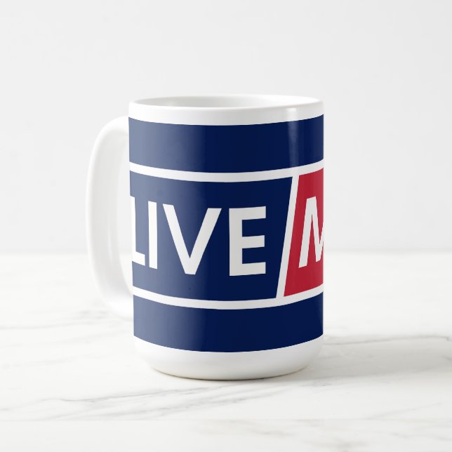 Caneca De Café LIVE MAD Urban Statement Mug (Frente Esquerda)
