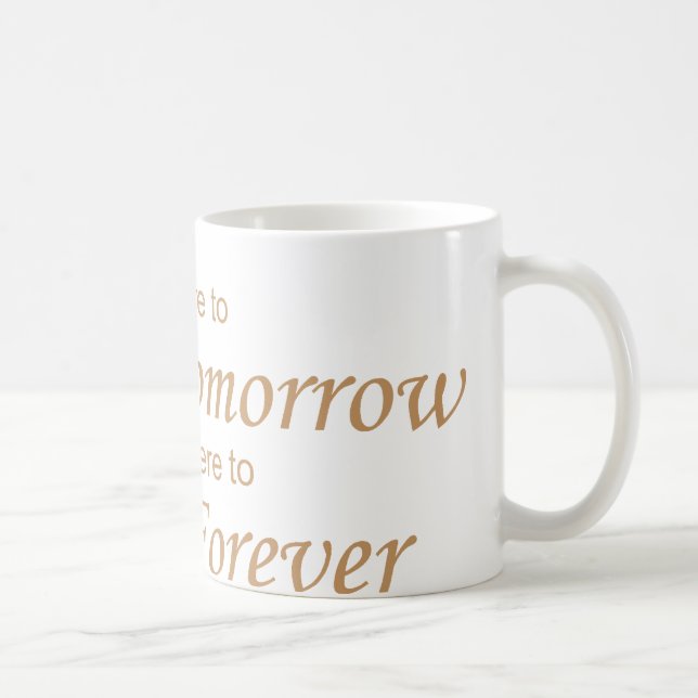 Caneca De Café Live - Morre amanhã amarelo (Direita)