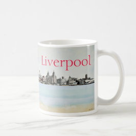 Caneca De Café Liverpool - Skyline