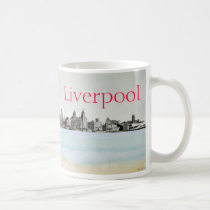Caneca De Café Liverpool - Skyline