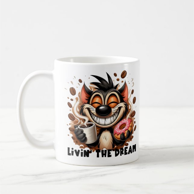 Caneca De Café Livin the Dream (Esquerda)
