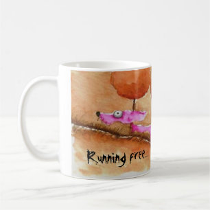 Caneca De Café Livre Running…