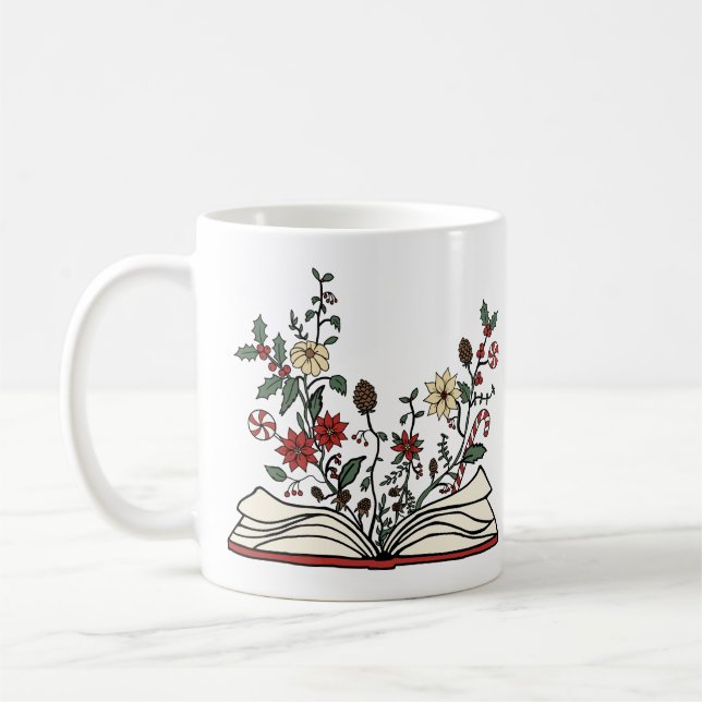 Caneca De Café Livro Botânico de Natal (Esquerda)