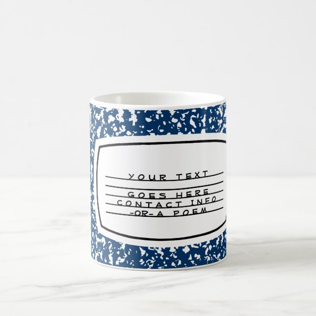 Caneca De Café livro da composição (Centro)