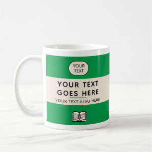 Caneca De Café Livro de Bolso Inspirado em Penguin Título Persona