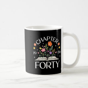 Caneca De Café Livro de Flores Silvestres do Capítulo Quarenta 40