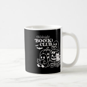 Caneca De Café Livro de Leitura de Fantasmas do Halloween Boo(k)