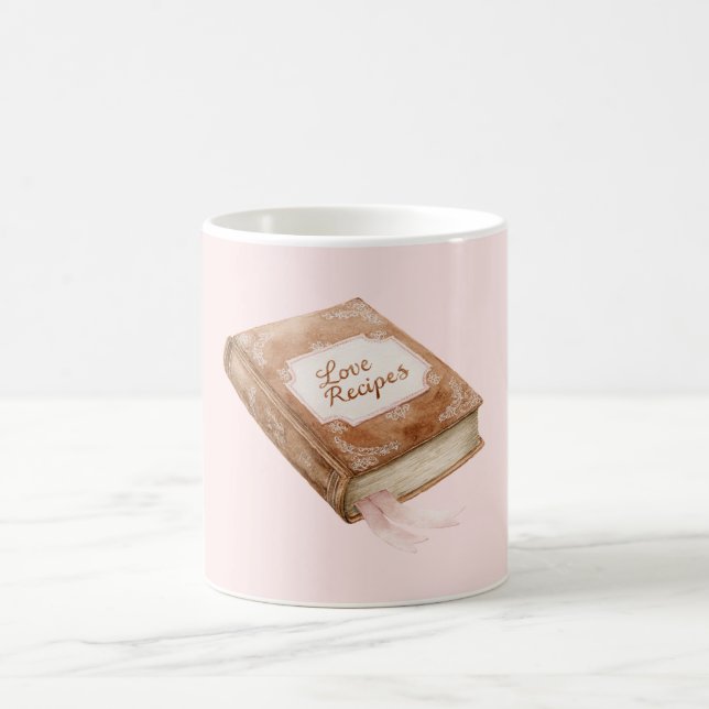 Caneca De Café Livro de Receitas de Amor (Centro)