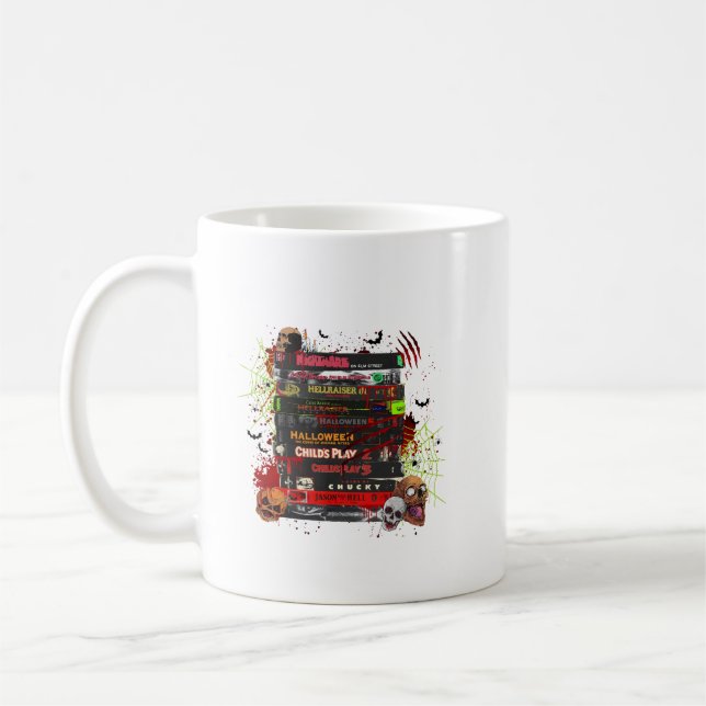 Caneca De Café livro halloween (Esquerda)