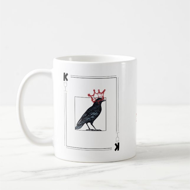 Caneca De Café Livro Inspirou Mug (Seis de Corvos) (Esquerda)