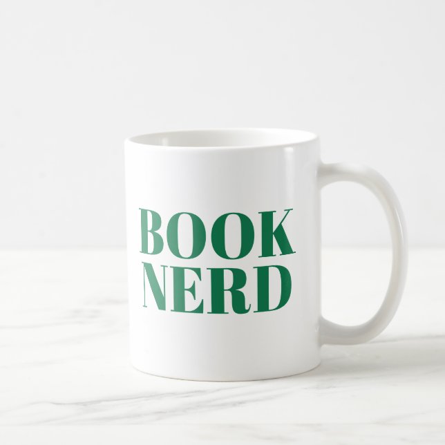 Caneca De Café Livro Nerd Cute Moderno Livro Amém Mug (Direita)