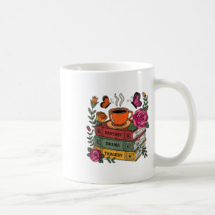 Caneca De Café Livro Sutil Anti Trump Shirt Book Fantasy Drama Tr