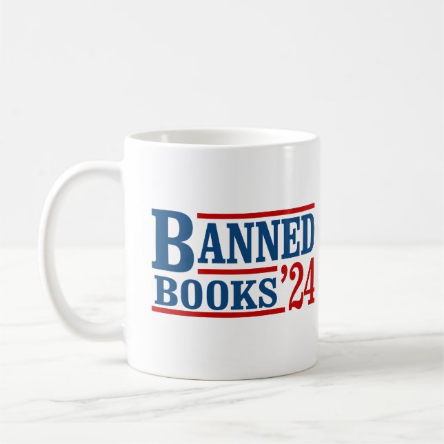Caneca De Café Livros Banidos 2024 (Esquerda)
