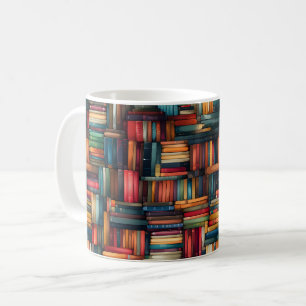 Caneca De Café Livros da estante