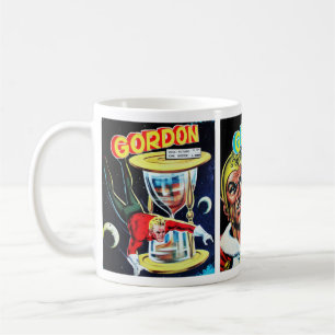 Caneca De Café Livros de banda desenhada Vintage Sci-Fi