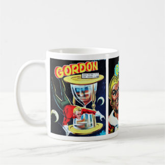 Caneca De Café Livros de banda desenhada Vintage Sci-Fi