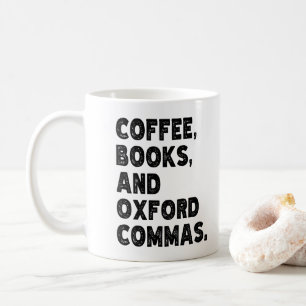 Caneca De Café Livros De Café E Professores Legal De Oxford Comma