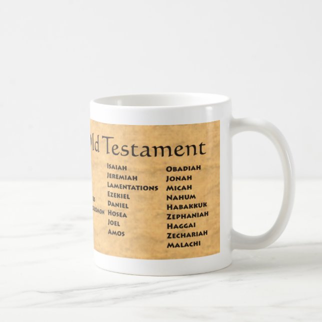 Caneca De Café Livros do Antigo Testamento (Direita)